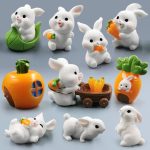 Hot Easter Cute Rabbit Figurine