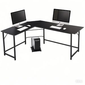 66" L-Shaped Computer Desk – Corner Gaming & Workstation Table for PC, Laptop, or Study Use