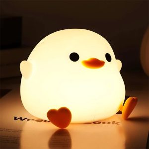 DoDo Duck Night Light – Cute Rechargeable Silicone LED Lamp for Kids & Nursery
