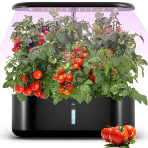 Intelligent Hydroponic Growing System – Indoor Smart Planter with LED Grow Light & Automatic Timer