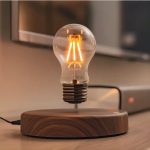 Magnetic Levitation Lamp – Floating Glass LED Bulb for Home & Office Desk Decor