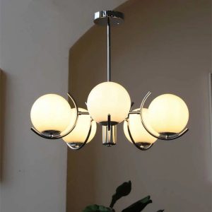 Nordic LED Chandelier – Vintage Modern Pendant Light for Living Room, Dining & Bedroom