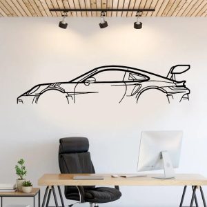 Car Silhouette Wall Art Sticker