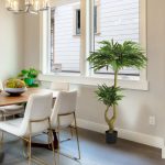 160CM Artificial Tropical Floor Plant – Fake Willow Buds Tree with Planter for Indoor Home & Office Décor