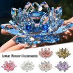 Crystal Lotus Flower Figurine